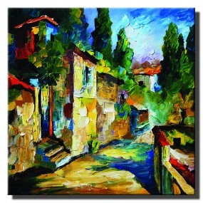 Tranh in Canvas sơn dầu